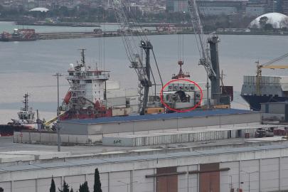 Drone saldırısına uğrayan gemi Samsun Limanı’na sığındı