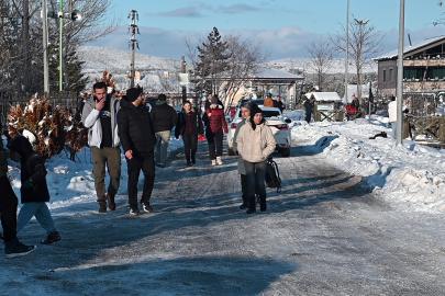 Kar sonrası akın ettiler. İlk kez böylesi oldu