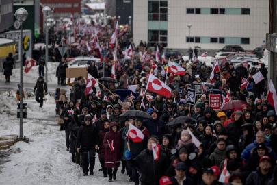 Ülkenin gördüğü en büyük protesto: Grönland satılık değil