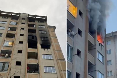 Yaşadığı evi ateşe verdi, babasıyla birlikte mahsur kaldı