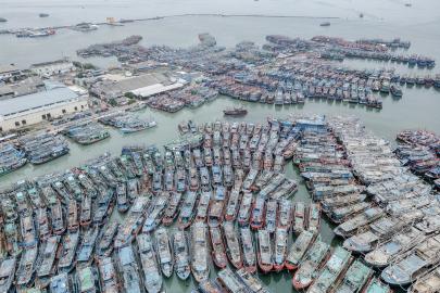 2 binden fazla tekne limana yanaştı. Deniz trafiği hareket edemez hale geldi