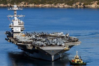 ABD donanmasından dikkat çeken adım. Aynı anda iki gemi bölgede ve dünyanın en büyük uçak gemisi İsrail'e yanaştı