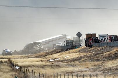ABD'de kum fırtınası faciası. 30 araç birbirine girdi