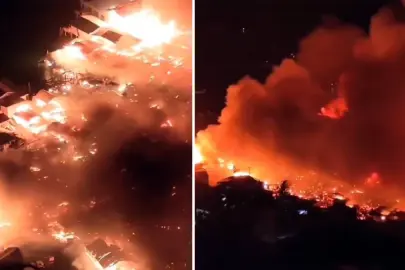 Filipinler'de çıkan yangın binden fazla evi küle çevirdi