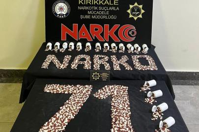 Kırıkkale’de 2 bin 617 sentetik uyuşturucu ele geçirildi: 1 tutuklama