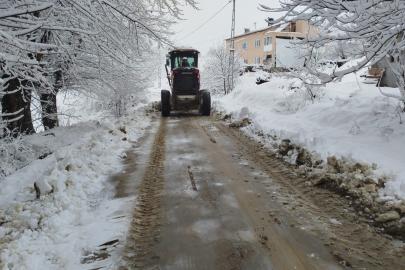 Malatya'da 109 mahalle yolunda karla mücadele çalışması sürüyor