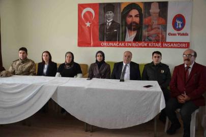 Şehit asker Erseçen için Tercan’da Mevlid-i Şerif okutuldu