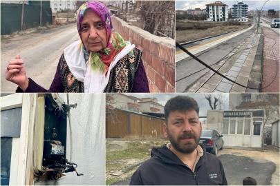 Yüksek gerilim hattından kopan teller yürekleri ağza getirdi