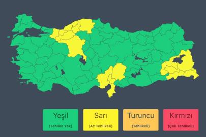 18 il için "sarı" kodlu uyarı: Sağanak, kar ve fırtına bekleniyor