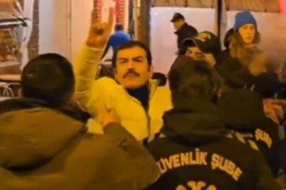 8 Mart yürüyüşünde olay çıkaran Ufuk Bayraktar'ın yeni görüntüleri ortaya çıktı