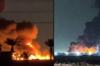 Bağdat'ta yeni saldırı: ABD üssünde yangın çıktı