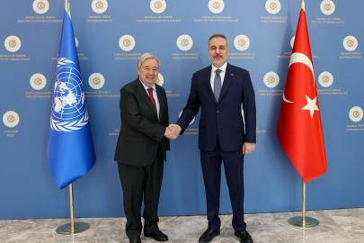 BM Genel Sekreteri Guterres, Dışişleri Bakanı Fidan'la Ankara'da görüştü