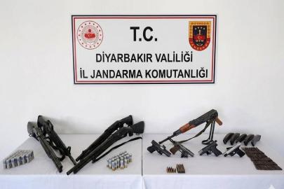 Diyarbakır’da silah kaçakçılarına operasyon