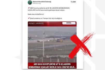 DMM: ABD uçaklarının İncirlik’te konuşlandırıldığı iddiaları gerçek değil