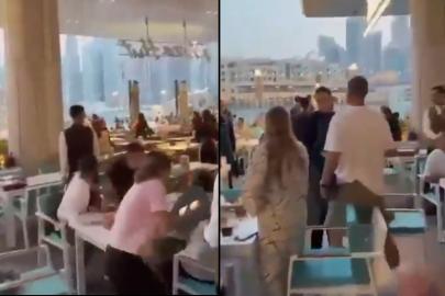 Dubai'de iftar topu paniği. Garsonlar müşterileri zor sakinleştirdi