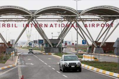 Erbil Havalimanı'nda patlama sonrası yangın meydana geldi