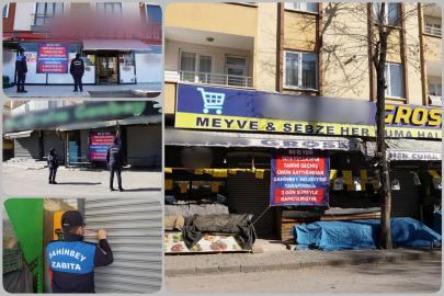 Gaziantep'te hijyen kurallarına uymayan iş yerleri kapatıldı