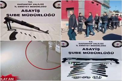 Gaziantep'te işyerlerini kurşunlayan 9 şüpheli yakalandı