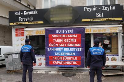 Gaziantep'te tarihi geçmiş ürün satan işyerleri kapatıldı