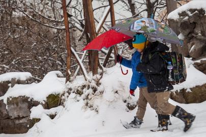 Hakkari'de eğitime kar engeli
