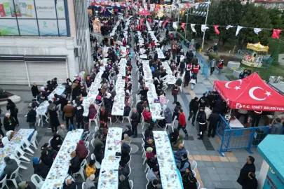 İzmit’te binlerce kişilik iftar
