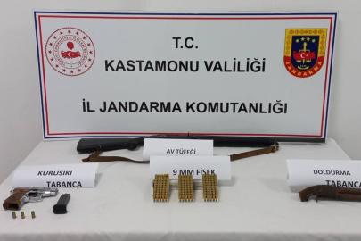 Kastamonu’da silah operasyonu