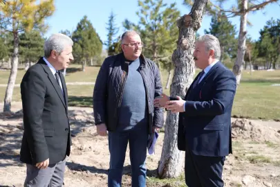 Kayseri Melikgazi'den Gesi Mesire Alanı'nda köklü mesai