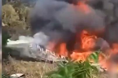 Kolombiya'da askeri nakliye uçağı düştü