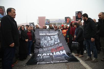 Kozmetik fabrikasında yangın davası başladı. Aileler adalet istedi