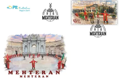 PTT'den 'mehteran' temalı ilkgün zarfı