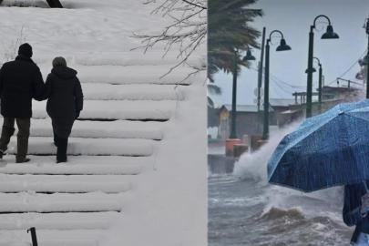 Sağanak, kar, fırtına uyarısı