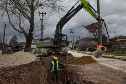 Sakarya Karakamış'a 3 bin 500 metrelik yağmursuyu hattı