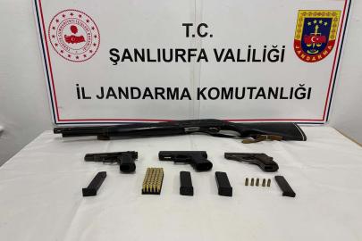Şanlıurfa’da ruhsatsız silah operasyonu: 2 şüpheli hakkında işlem