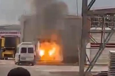 Şanlıurfa’da sanayi sitesinde trafo patladı