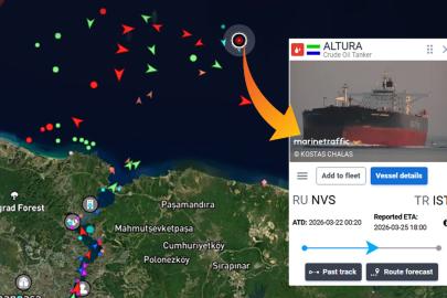 Türk tankerine drone isabet etti