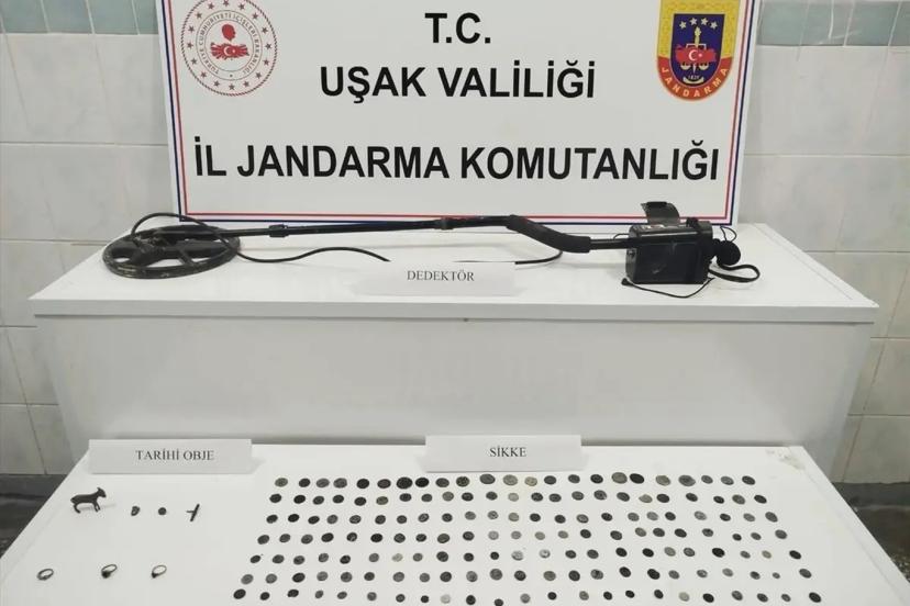 Uşak'ta tarihi eser operasyonu: 1 gözaltı