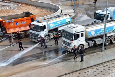 Yeşilyurt'ta bayram öncesi detaylı temizlik ve çevre düzenlemesi