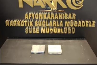 Afyonkarahisar’da 2 kilo uyuşturucu ele geçirildi