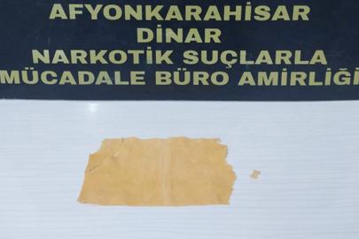 Afyonkarahisar’da uyuşturucu operasyonu: 2 şüpheli gözaltında