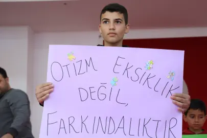 Antalya’da otizm farkındalığı için anlamlı etkinlik