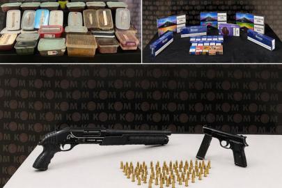 Bayburt’ta kaçakçılık operasyonu: Çok sayıda silah ele geçirildi