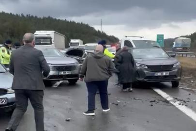 Bolu’da zincirleme kaza: 6 yaralı