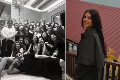 Deniz Baysal'a sette erken doğum günü sürprizi