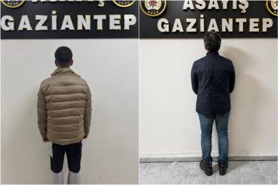 Gaziantep'te haklarında kesinleşmiş hapis cezası bulunan 2 hükümlü yakalandı