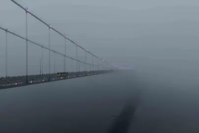 İstanbul sis altında: Görüş mesafesi düştü