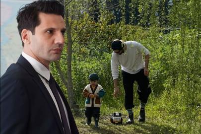 Kaan Urgancıoğlu’ndan oğlu Ardıç’la doğa keyfi