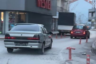 Kazaya yapınca plakalarını söktü ama polisten kaçamadı