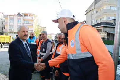 Kocaeli Gebze’de bahar temizliği devam ediyor