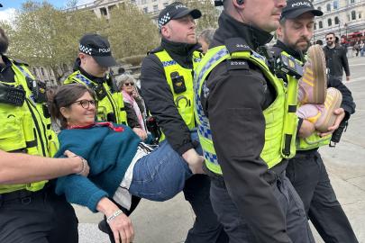 Londra'da Filistin’e destek gösterisine müdahale. 212 kişi gözaltına alındı