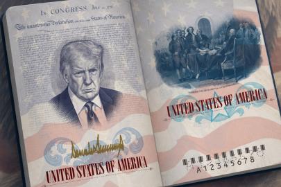 Pasaportlara Trump'ın portresi basılacak